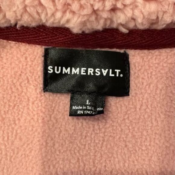 Summersalt cozy high pile deep pile fleece pullover - size L - Picture 2 of 5